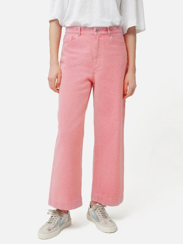 Artful Design Tyne Wide Leg Cropped Jean | Pink