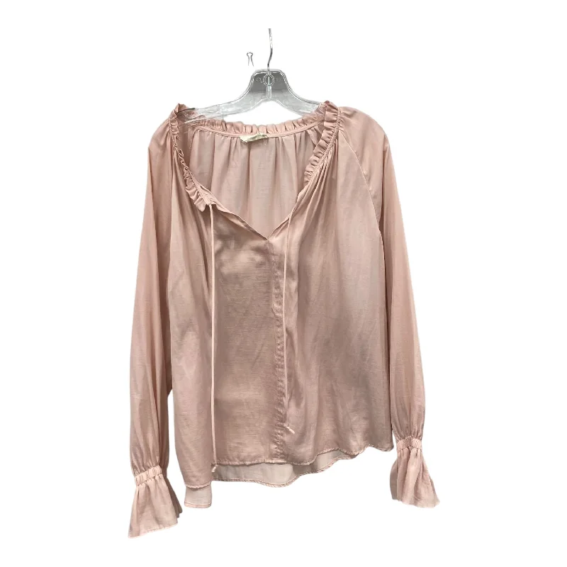 Top Ls By Melloday In Pink, Size:2X