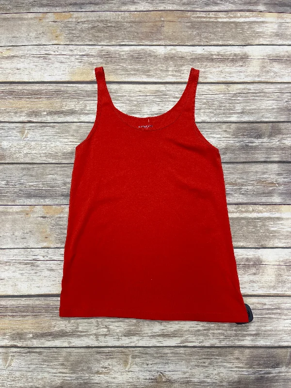 Top Sleeveless By Eileen And Co In Orange, Size: Petite L