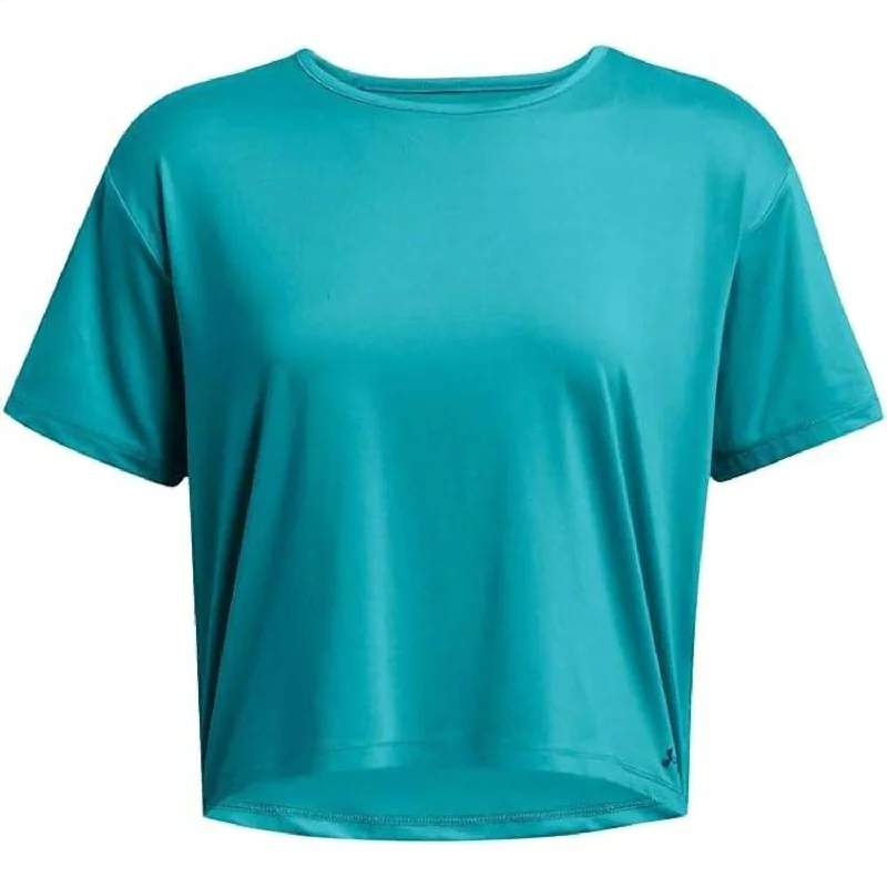 The Latest Fashion Trends Women's Motion Short Sleeve Shirt In Circuit Teal/hydro Teal