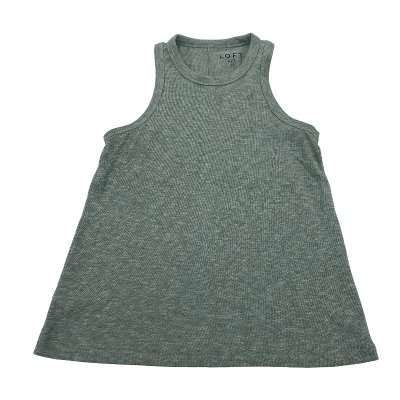 GREEN TOP SLEEVELESS by LOFT Size:XS