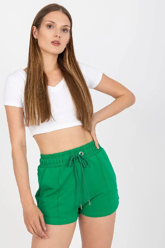 Hot Sale Rue Paris Drawstring Cotton Shorts