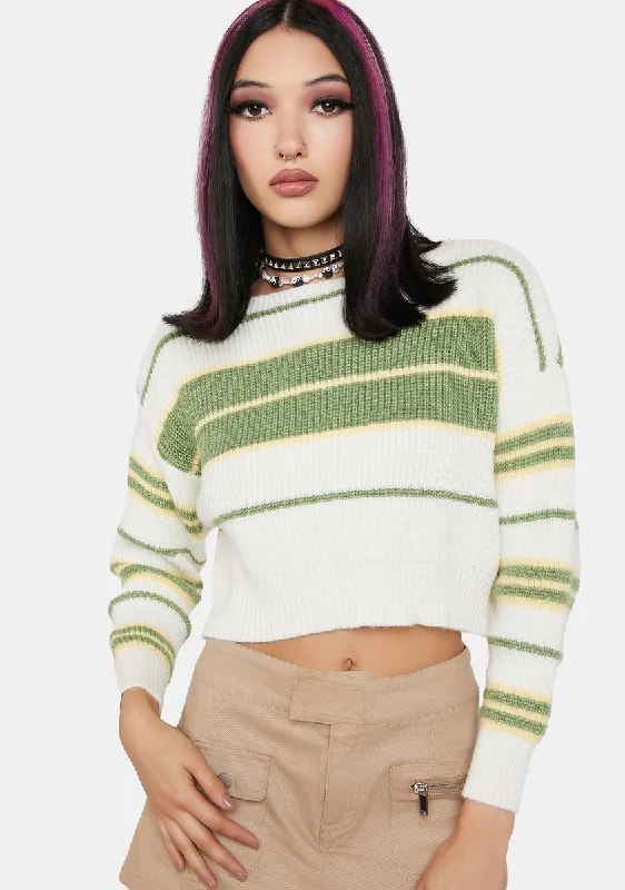 Clearance Event Turn The Page Cropped Sweater