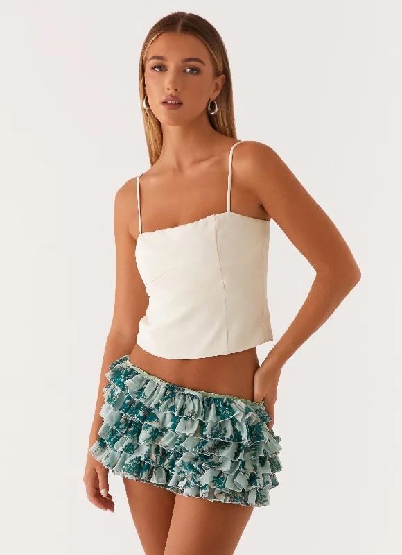 Fashion For Every Occasion Entertain Me Bloomer Shorts - Cloud Nine Floral