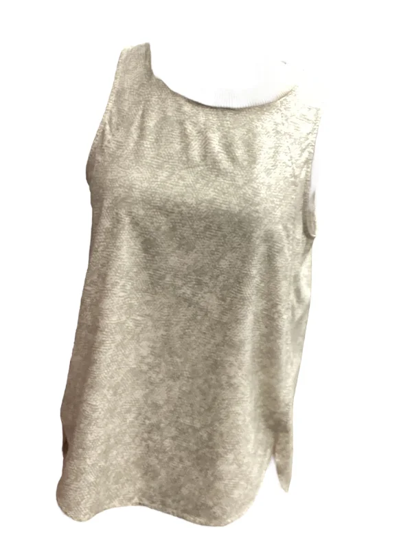 Top Sleeveless By Athleta In Beige, Size: S