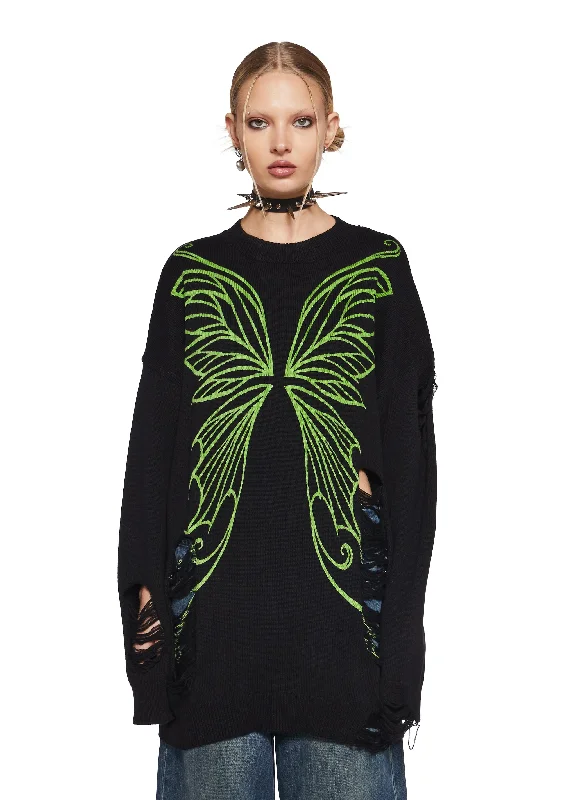 Day-To-Night Styles Music Of The Heart Oversized Sweater