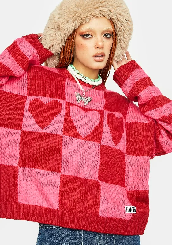 Classic Appeal Heartwarmer Checkered Sweater