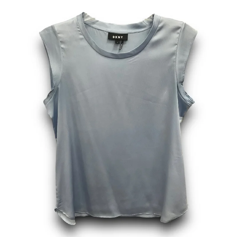 Top Sleeveless By Dkny In Blue, Size: S