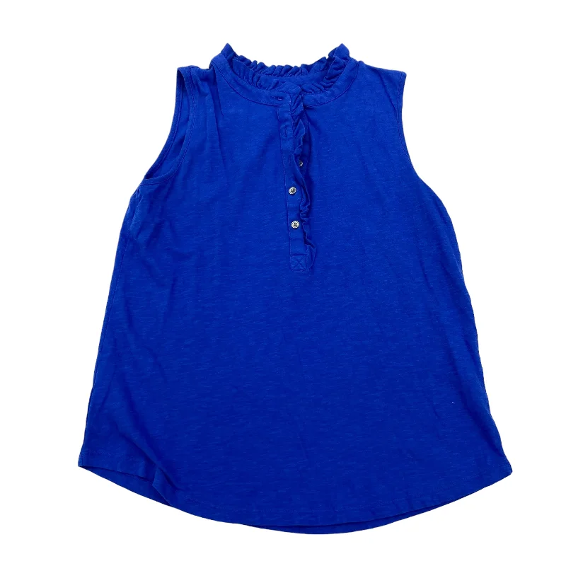 BLUE TOP SLEEVELESS by LOFT Size:XS