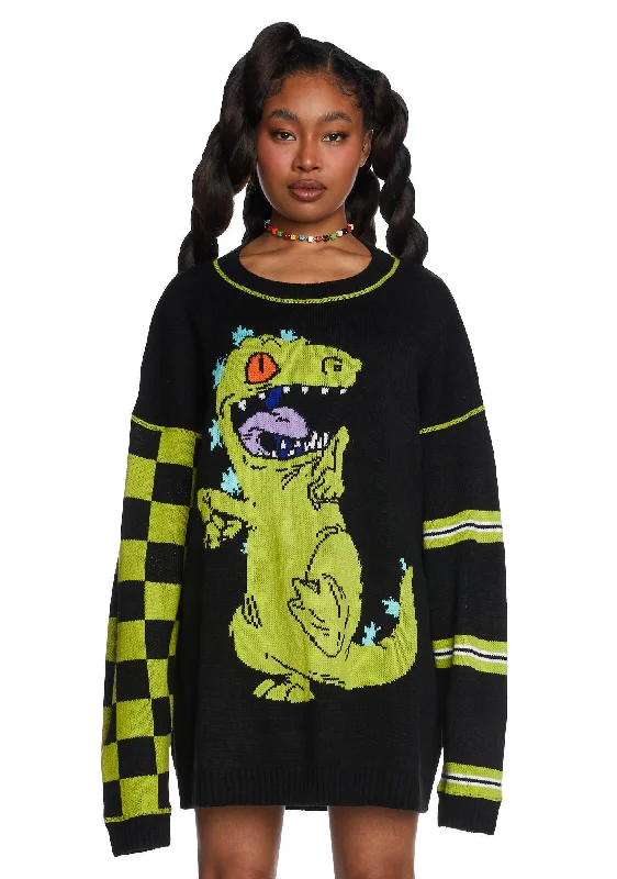 First Order Discount Reptar's Revenge Oversized Sweater