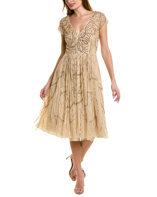 Classic Appeal Aidan Mattox Beaded Cocktail Dress