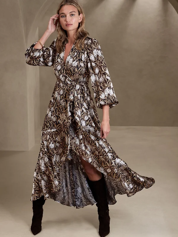 Exclusive Discounts Fiori Ruffle Wrap Dress