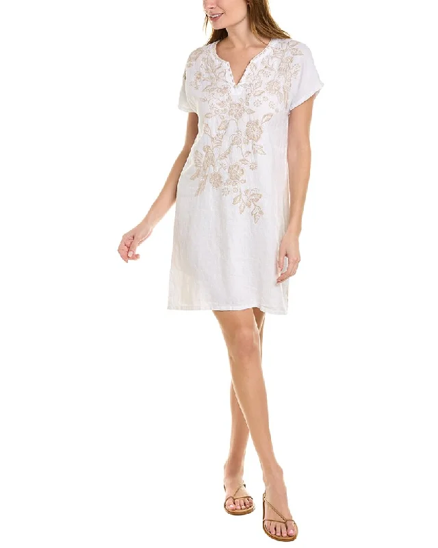 Soft Textures Johnny Was Abigail Easy Linen Tunic Dress