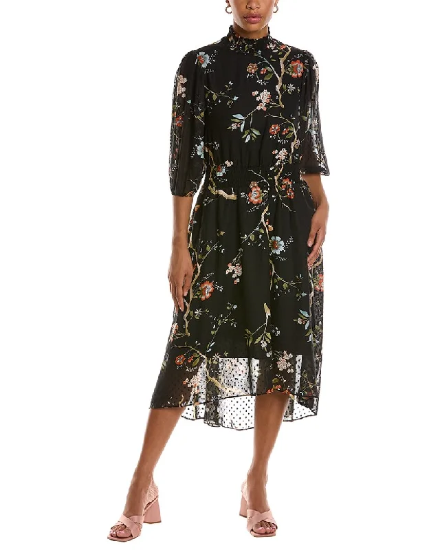 Forward Trendsetter Nanette by Nanette Lepore Floral Midi Dress