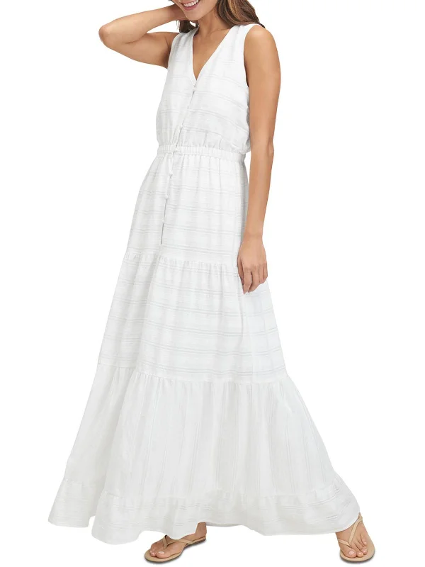 Exclusive Deals Online Northstar Womens Cotton Tiered Maxi Dress