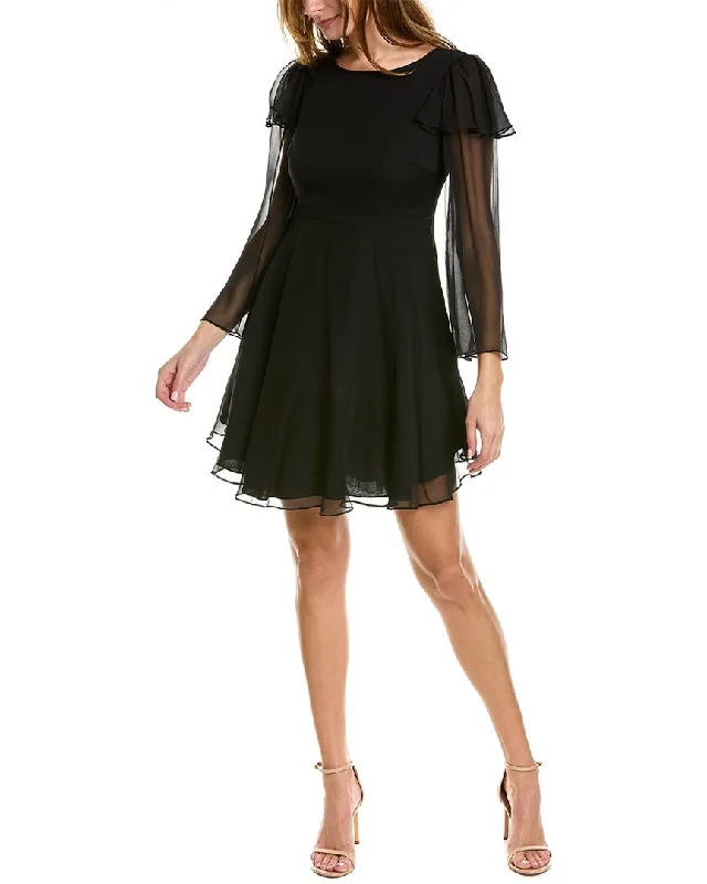 Style Versatile Women's Collection Rebecca Taylor Ruffle Silk Mini Dress