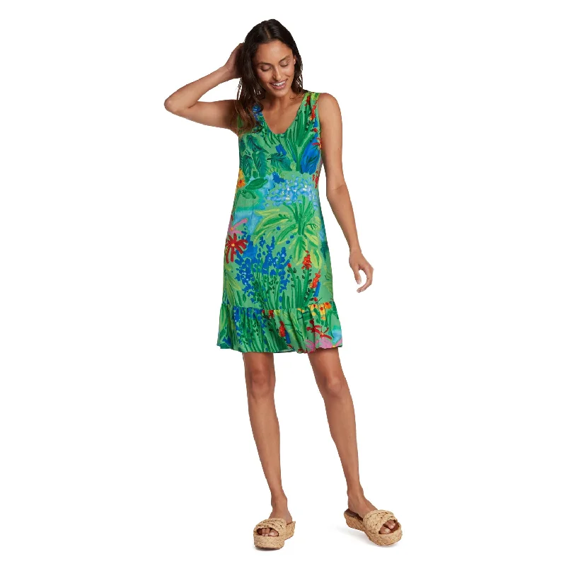 Massive Selection Sale Ruffle Dress - Sea Flower