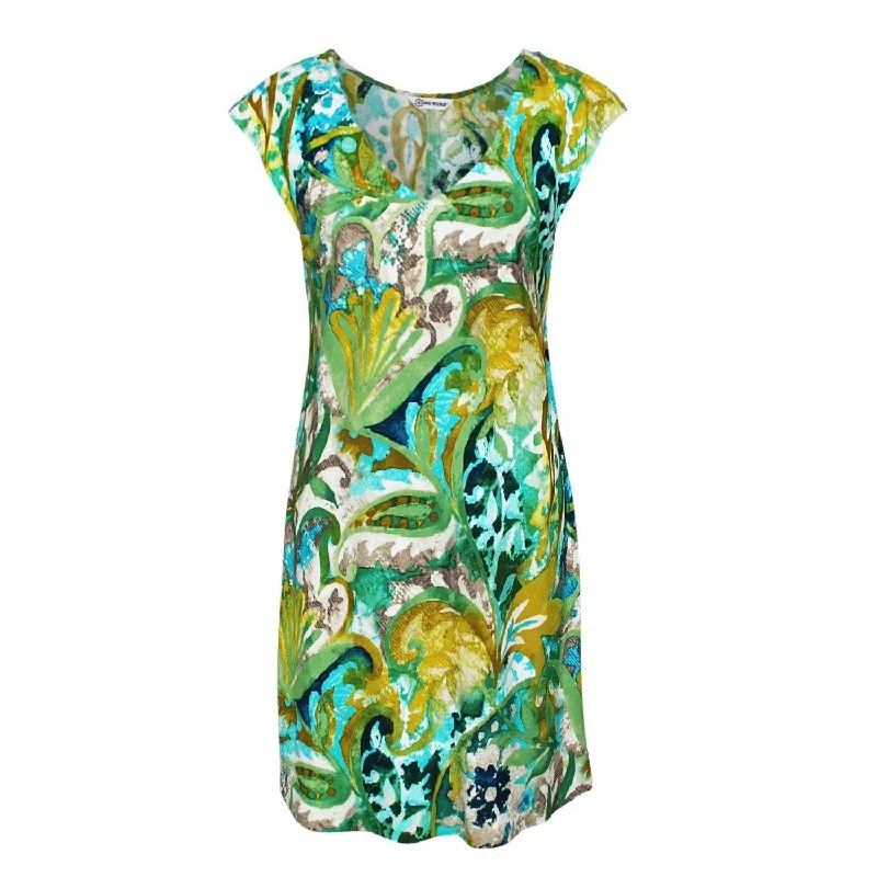 Mother's Day Special Sherry Dress - Mosaic Fern