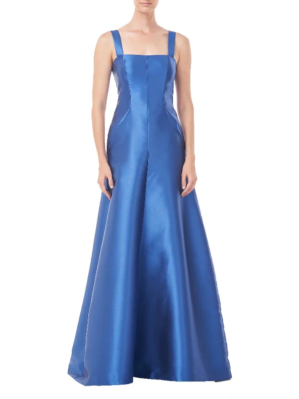 Holiday Sale Tatiana Womens Satin Maxi Evening Dress