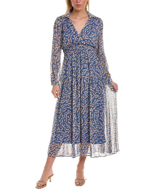 Contemporary Chic Taylor Surplice Midi Dress