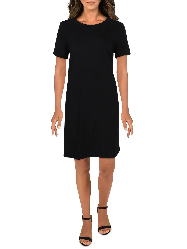 Flash Sale Fever Womens Crew Neck Short Sleeve Shirtdress