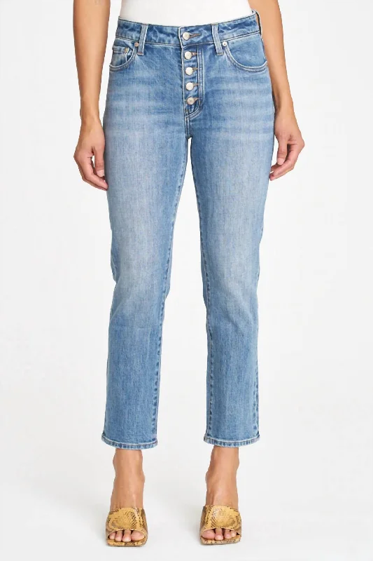 Don't Miss Out Monroe High Rise Cigarette Jean In Ladera