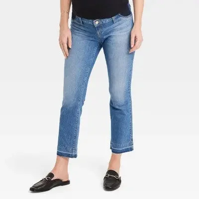 Hot Trends New - Isabel Maternity by Ingrid & High Rise Fit Ankle Bootcut Jeans