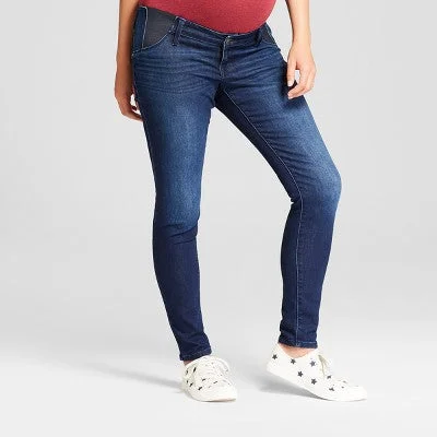 Refined Look Isabel Maternity by Ingrid & Relaxed Fit Below Knee Skinny Jeans Power Stretch