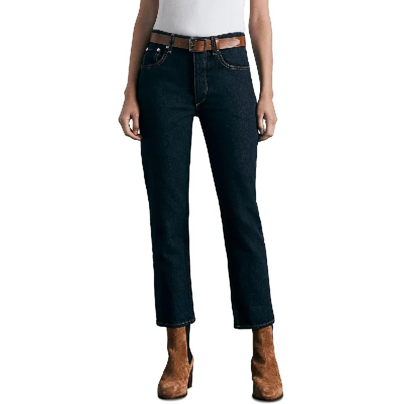 Chic Trend Collection Nina Womens Denim Ankle Cigarette Jeans